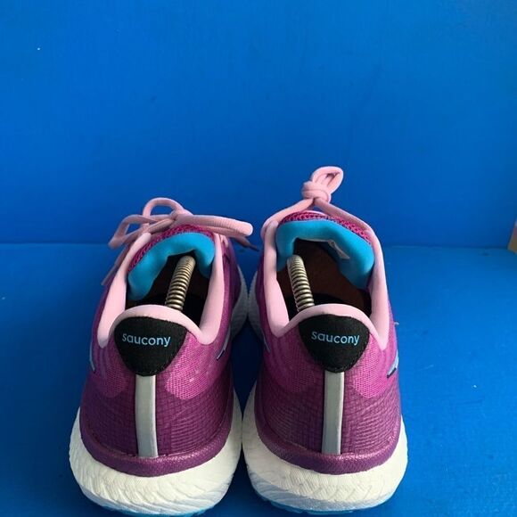 SAUCONY FORMFIT PWRrun PINK PURPLE BLUE ORANGE ATHLETIC SHOES-SIZE 10 - Picture 3 of 6